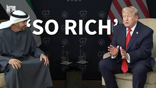 Trump talks Iran deal at G7 summit, makes joke about UAE leader being 'so rich'