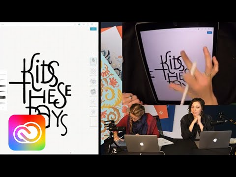 Live Lettering with Jill De Haan 3 of 3 | Adobe Creative Cloud