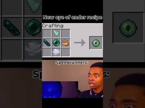 New Eye of Ender crafting recipe #minecraft #shorts #meme #memes #gaming #funny #prank
