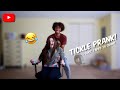 TICKLING PRANK ON GIRLFRIEND!!! 😂 *SHE BEGS ME TO STOP TICKLING HER* (FUNNY)
