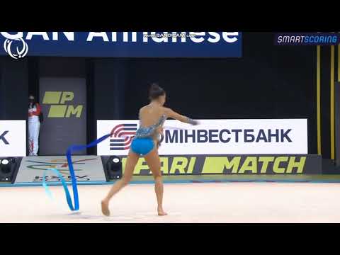 Annaliese DRAGAN (ROU) Ribbon AA - European Championships Kyiv 2020