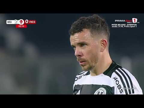 GOOOL! U Cluj - Csikszereda 3-0. A doua încercare e cu noroc! Nistor majorează diferența