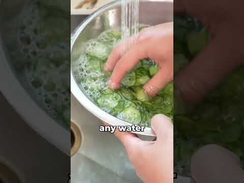 Japanese Cucumber Salad! Comment “CJ Recipe” for the full recipe with all of my KEY tips sent