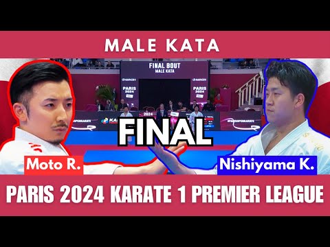 FINALE MALE KARATE KATA PARIS 2024 | Moto R. (Jpn) VS (Jpn) Nishiyama K. #karate