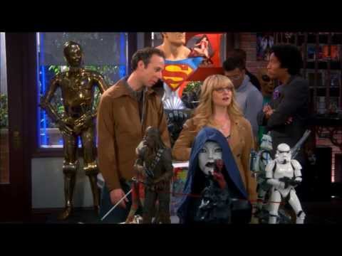 Stuart & Bernadette at Josh Peck's comic book store (TBBT: 7x13 The Occupation Recalibration)