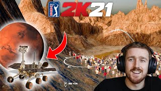 GOLF ON MARS?! - Custom Course #6 | PGA TOUR 2K21 Gameplay