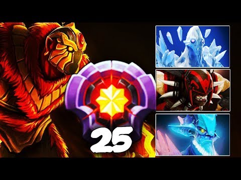 LEVEL 25 Dotaplus EPIC Gameplay Compilation - Ember Spirit, Leshrac, Bloodseeker, AA