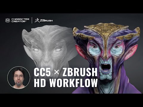 Next-Level ZBrush Workflow: HD Characters Ready for Animation with Character Creator 5