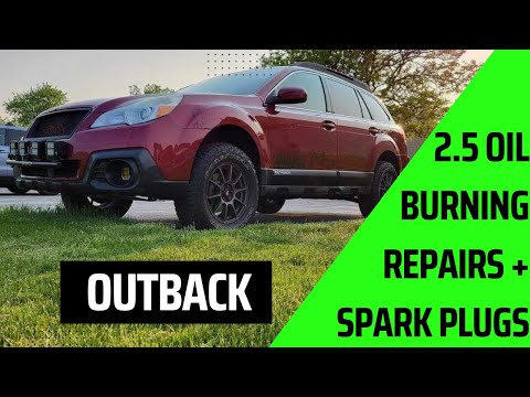 2013-2024 Subaru Outback 2.5 FB25 Valve Cover Gaskets and Spark Plugs.