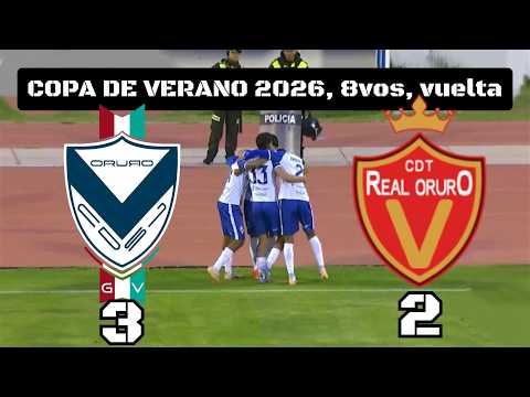 EXTENDED SUMMARY: GV San José 3 – 2 Real Oruro | Summer Cup 2026, Round of 16, Second Leg