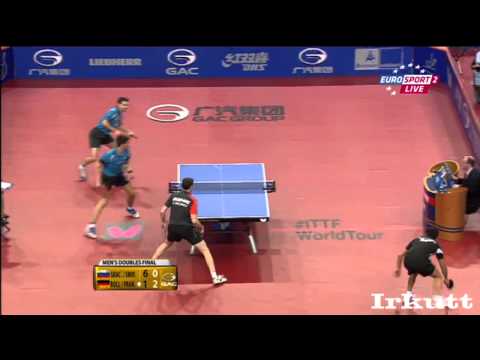Skachkov Kirill / Smirnov Alexey - Boll Timo / Franziska Patrick. 2015 German Open. Final.