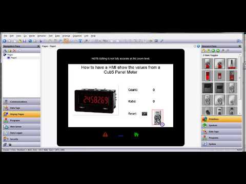 RedLion CUB5 meter talking to HMI