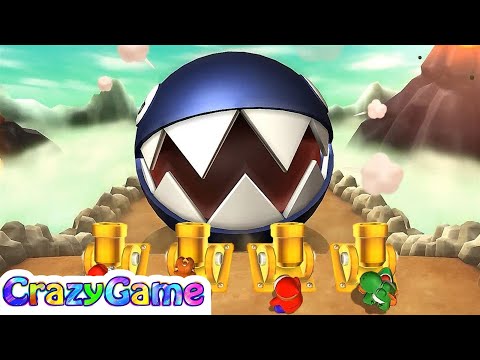 Mario Party 9 Boss Rush - Mario vs Daisy vs Shy Guy vs Yoshi Master CPU Gameplay | CRAZYGAMINGHUB