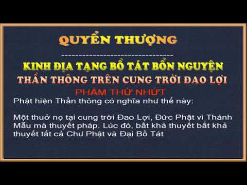 KINH ĐỊA TẠNG  | Có Chữ | Trọn Bộ | ĐĐ.Thích Vạn Mãn trì tụng