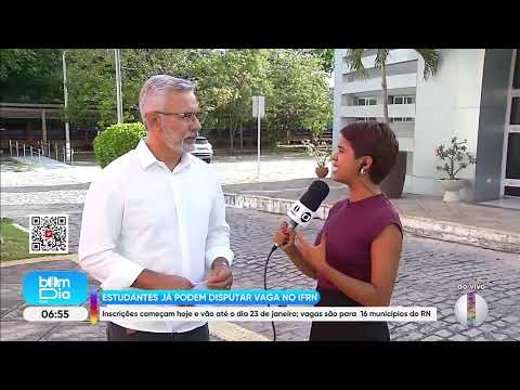Bom Dia InterTV RN - 19/1/2026 - Inscrições do SISU, para o IFRN em Caicó e no RN, começam hoje,19/1