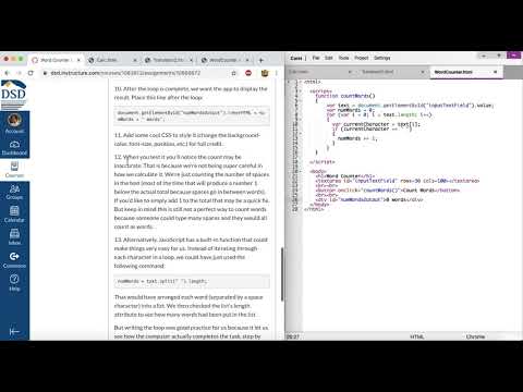 Word Counter Tutorial Intro To Htmlcssjavascript