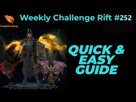 Diablo 3: NA Challenge Rift #252 - Quick & Easy Guide - Maps & Everything you need for a quick time!