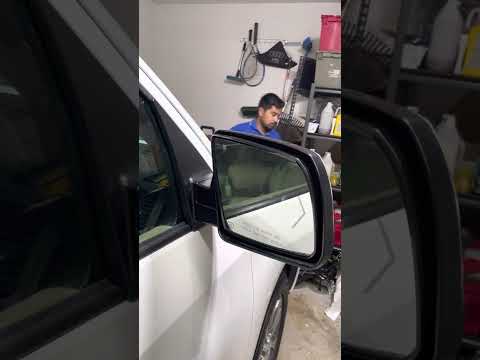 EASY DIY - Toyota Tundra Sequoia replace stained side mirrors (NO NEED TO REPLACE ENTIRE ASSEMBLY)
