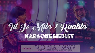 Karaoke Medley - Tu Jo Mila Raabta | Shirley Setia Jubin Nautiyal | Mixtape || Recreated