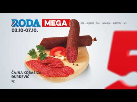 Roda MEGA: Sniženja za 5, 03. - 07.10.2016.