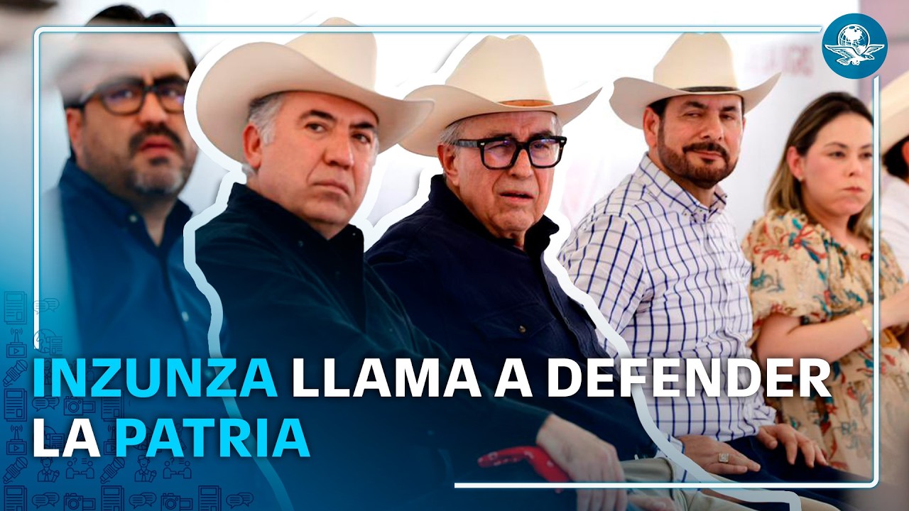 “México no aceptará injerencias”: Enrique Inzunza llama a defender la patria