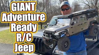 GIANT Adventure RC Jeep Is Over The TOP! - Rlaarlo JK-07