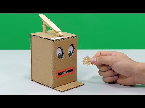 DIY Box Eating Coin - Saving Coin