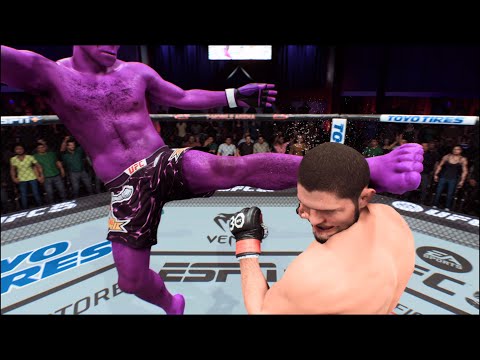 UFC 5 - Purple Hulk vs. Khabib Nurmagomedov - Eagle Fights ☝️🦅