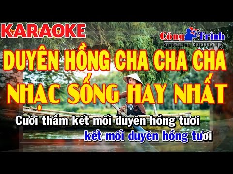 Karaoke Duyên Hồng Cha Cha Cha | Cực Sung | Nhạc Sống Công Trình Karaoke | Organ Phi - TG