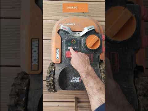 How to unlock Worx Landroid mower