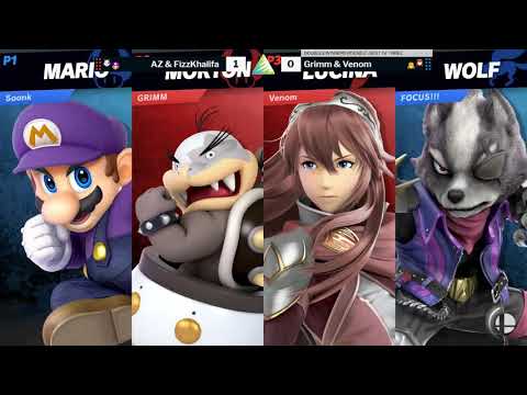 Ascension VII SSBU Doubles WR2 - AZ & FizzKhalifa (Red) vs Grimm & Venom (Blue)