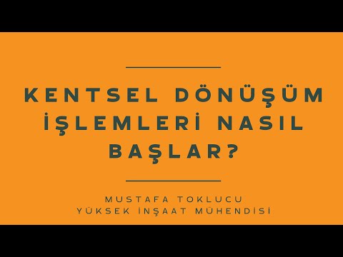 Kentsel Dönüşüm İşlemleri Nasıl Başlar?
