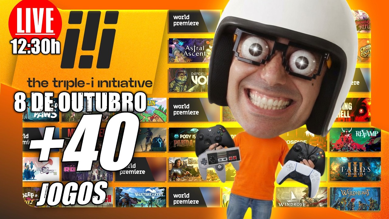 🎮🚨AO VIVO - SHOWCASE MAIS DE 40 JOGOS - The Triple-i Initiative Outubro 2026 #TRIPLEi
