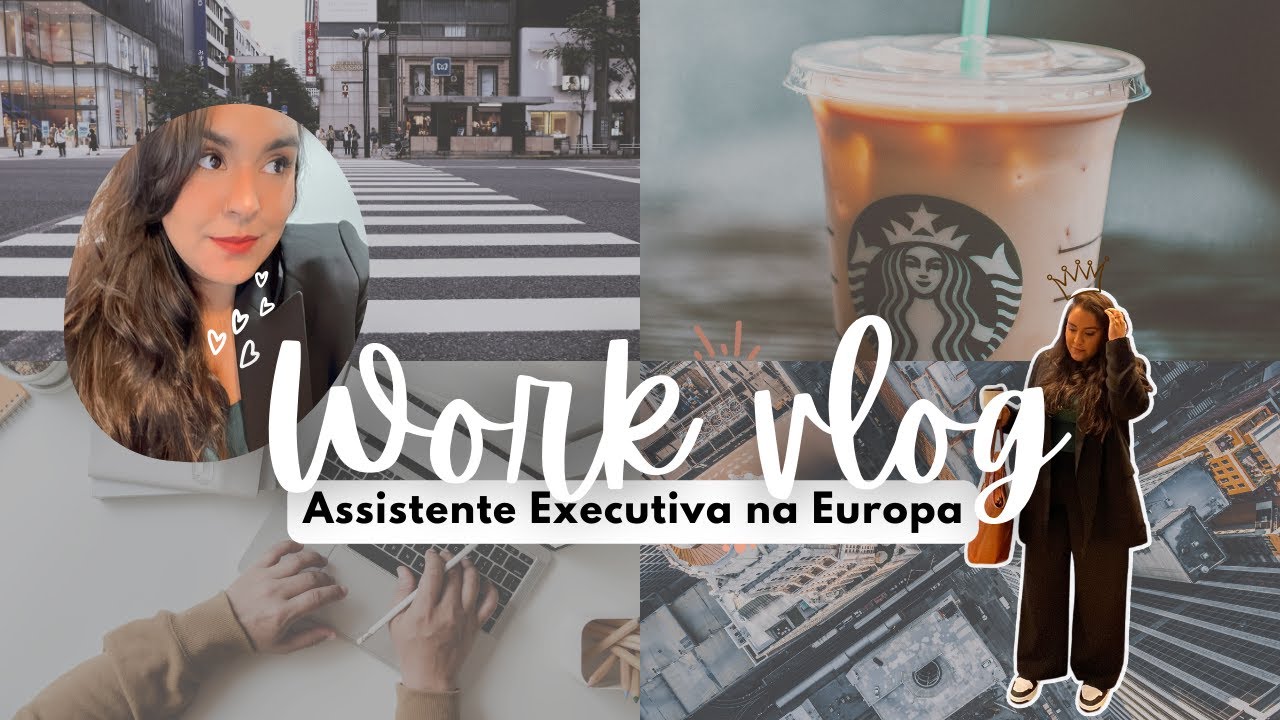 Assistente Executiva na Europa | 1 dia inteiro no trabalho comigo como uma europeia!