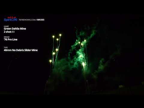 MN303 Green Dahlia Mine (40mm No Debris Slider) - '76 Pro Line