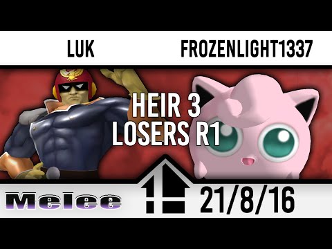 Heir 3 Losers R1 - Luk (Falcon) vs FrozenLight1337 (Jiggs)