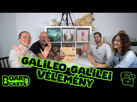 A LEGHÍRESEBB ERETNEK: Galileo Galilei – 4 Fős Őszinte Vélemény a Játék után - BoardCast - S01E15 - BoardCast