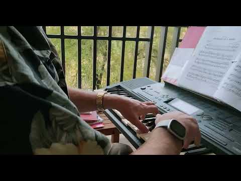 Arabesque in a minor- Iris de Cairos-Rego slower tempo practice demonstration 