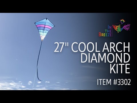 27" Cool Arch Diamond Kite - In the Breeze