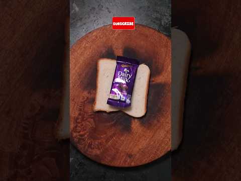 Chocolate Sandwich Recipe | Diarymilk with Bread Toast #shortsfeed #sandwich #food #chocolate #bread