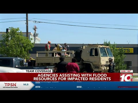 VIDEO: Agencies from throughout Texas assisting with Amarillo flood response