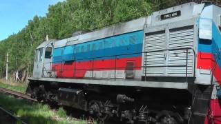 preview picture of video 'Lake Baikal Train | Russkie Vodka Railways | Locomotive Russian Train'