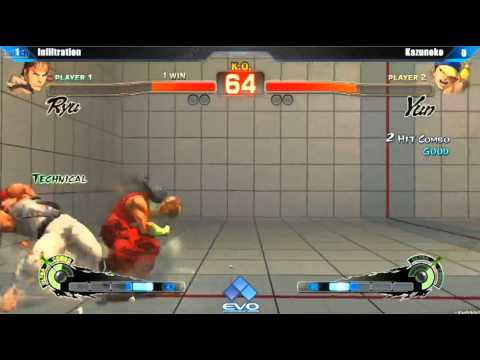 EVO 2013 SSF4 2012 AE : Infiltration vs Kazunoko