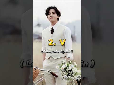 top 07 BTS member with most popular solo song! #bts #btsarmy #btssongs #korean #kpop #song #shorts