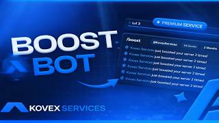 Kovex Services Boost Bot is INSANE!
