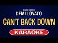 Demi Lovato Can T Back Down Karaoke Version