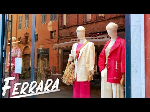 AMAZING FERRARA. Italy - 4k Walking Tour around the City - Travel Guide. trends, moda #Italy