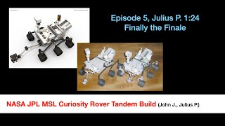 Paper MSL Curiosity Rover in 1 24 and 1 20 Scale Episode 5