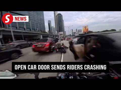 Child opens car door, triggers six-vehicle crash on Jalan Tun Razak