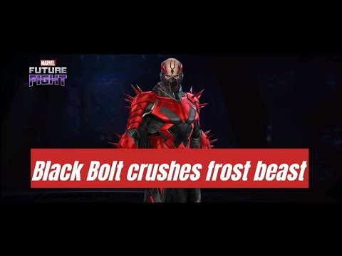 Black Bolt ABX showcase is shockingly impressive - Marvel Future Fight